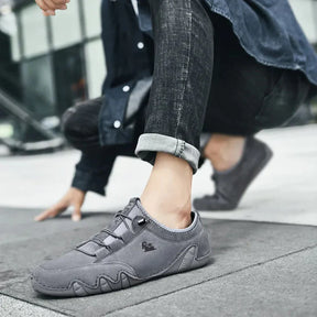Mocassim Masculino Confortável de Couro Sintético