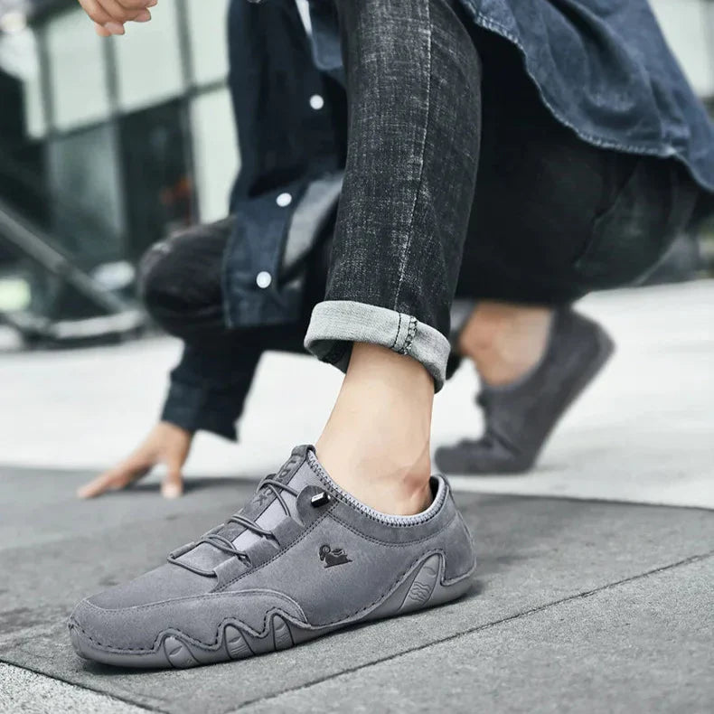 Mocassim Masculino Confortável de Couro Sintético