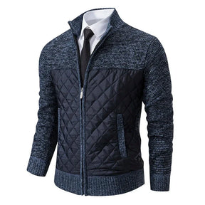 Jaqueta Masculina Patchwork - Cardigã Masculino - Outono/Inverno 2024