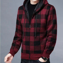 Jaqueta Xadrez com Capuz - Estilo e Conforto