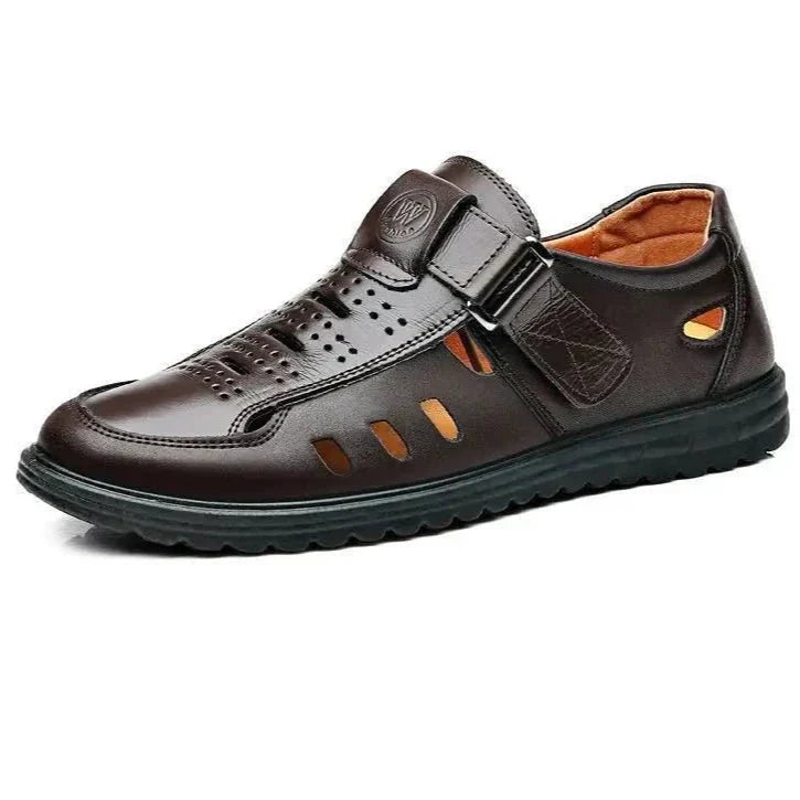 Sandália Masculina de Couro