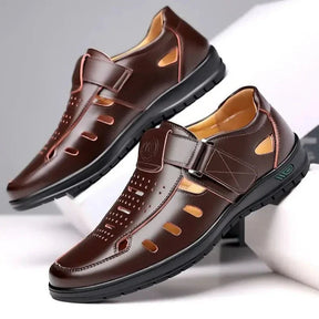 Sandália Masculina de Couro