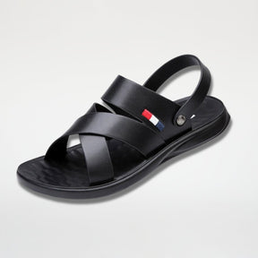 Sandália Masculina de Couro Antiderrapante