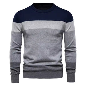 Suéter Masculino Listrado Slim Fit